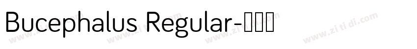 Bucephalus Regular字体转换